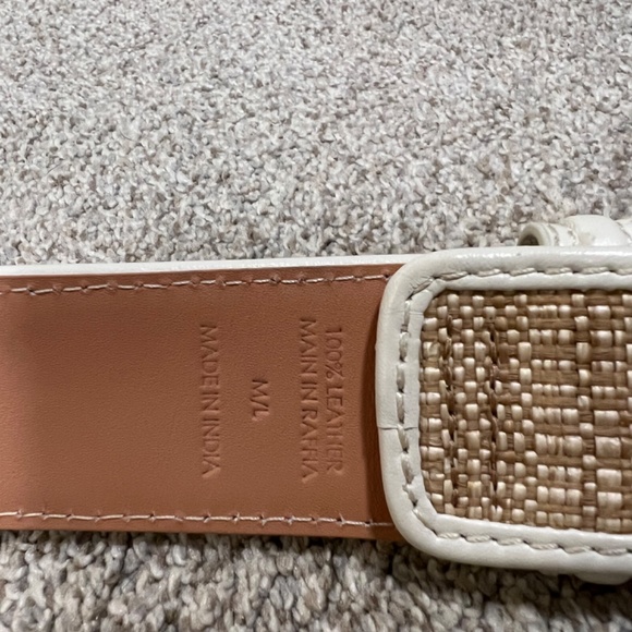 Zimmermann White and Tan Woven Belt main image 6